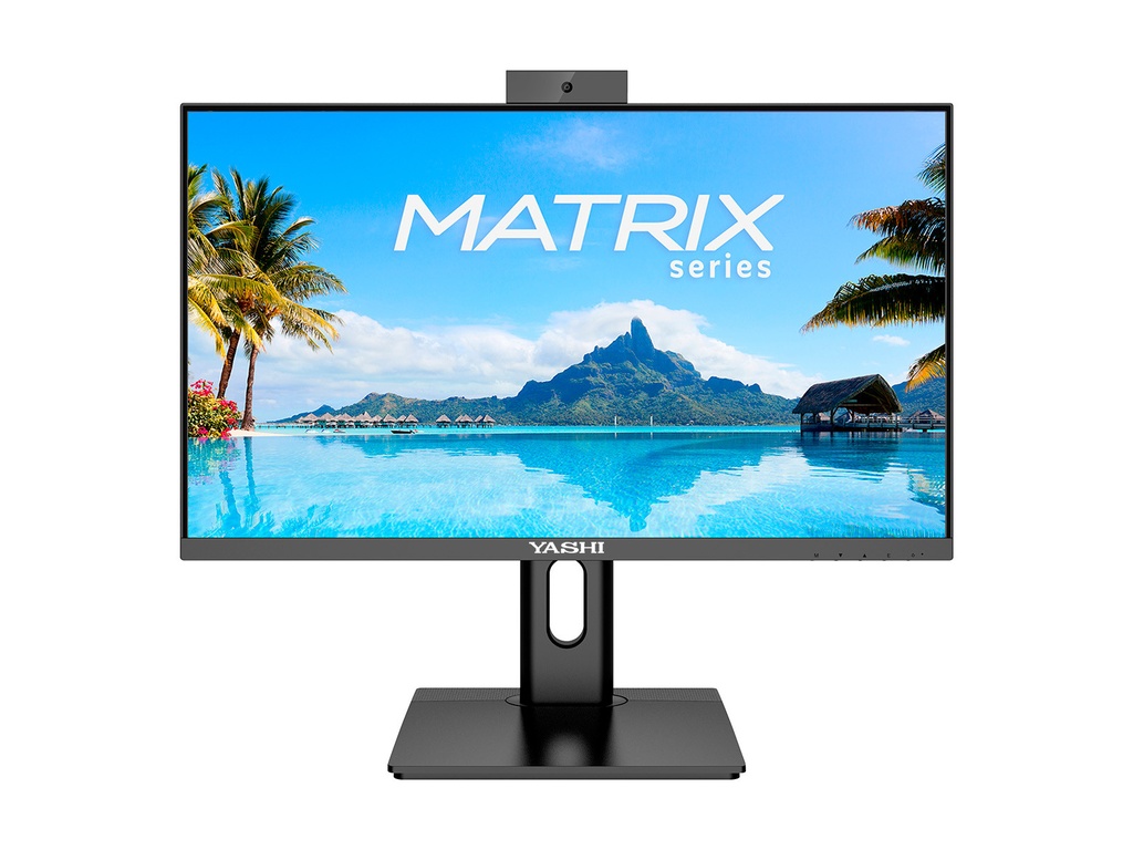 Monitor Yashi 24'' YZ2493 IPS 1920x1080 120Hz 5MP Webcam HDMI DP VESA
