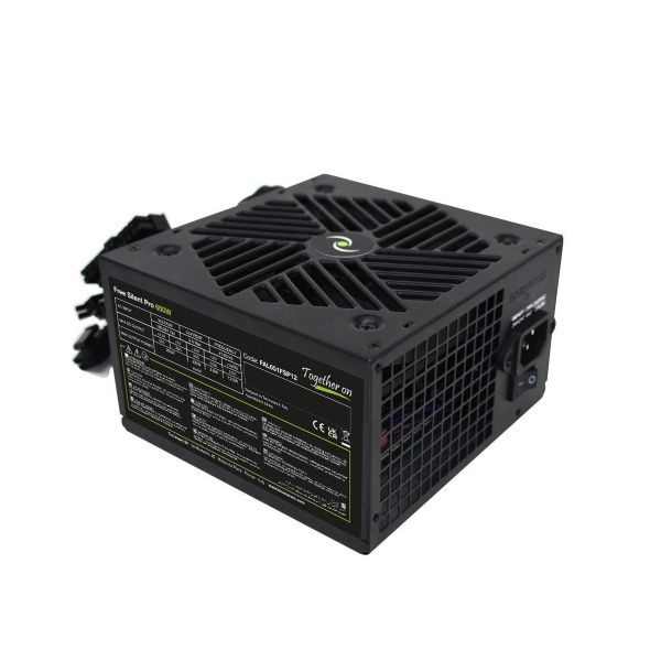 ALIMENTATORE TECNOWARE - 650W - FREE SILENT PRO 4+4PIN 12V CPU 6+2 PIN6+2PIN PCI-E FAN 12cm Silenzioso 50-80cm FLATCABLE-FAL651FSP12