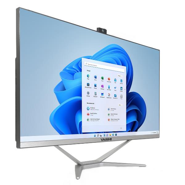 All In One - Yashi Pioneer S Ay52430 - 24'' - I5-12400 - 8Gb Ssd512Gb - Tastiera E Mouse - W11P - Black