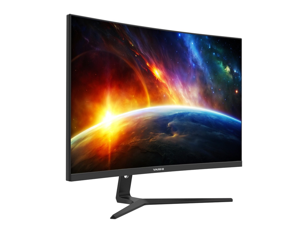 MONITOR YASHI CURVED PIONEER 31.5'' 2K 180Hz YZ3230 2560x1440 1ms MPRT 350cd/mÂ² 2xDP 2xHDMI RGB VESA
