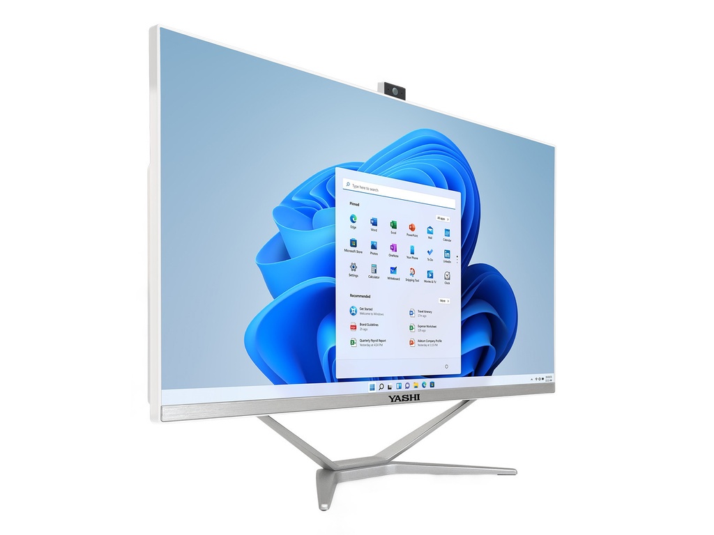 ALL IN ONE - YASHI PIONEER S AY32417 - 24'' - i3-10105 - 8GB SSD512GB - Tastiera e Mouse - W11P - White