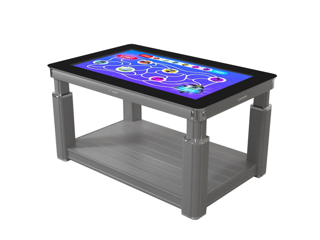 TAVOLO INTERATTIVO MULTIMEDIALE TOUCH YASHI 43" DY4321 4K TYPE-A 4GB RAM 2X15W Altezza Regolabile Elettronicamente ANDROID 13