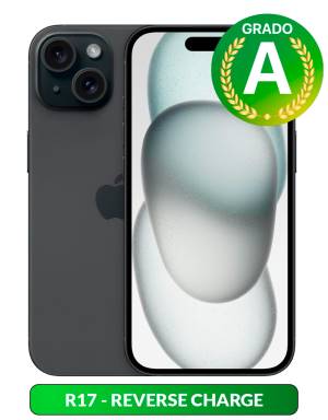 Apple iPhone 15 - 256GB - 6.1" - Black - ITA Ricondizionato Grado-A