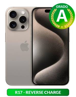 Apple iPhone 15 Pro - 128GB - 6.1" - Natural Tit. - Ricondizionato Grado-A
