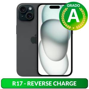Apple iPhone 15 - 128GB - 6.1" - Black Ricondizionato Grado-A