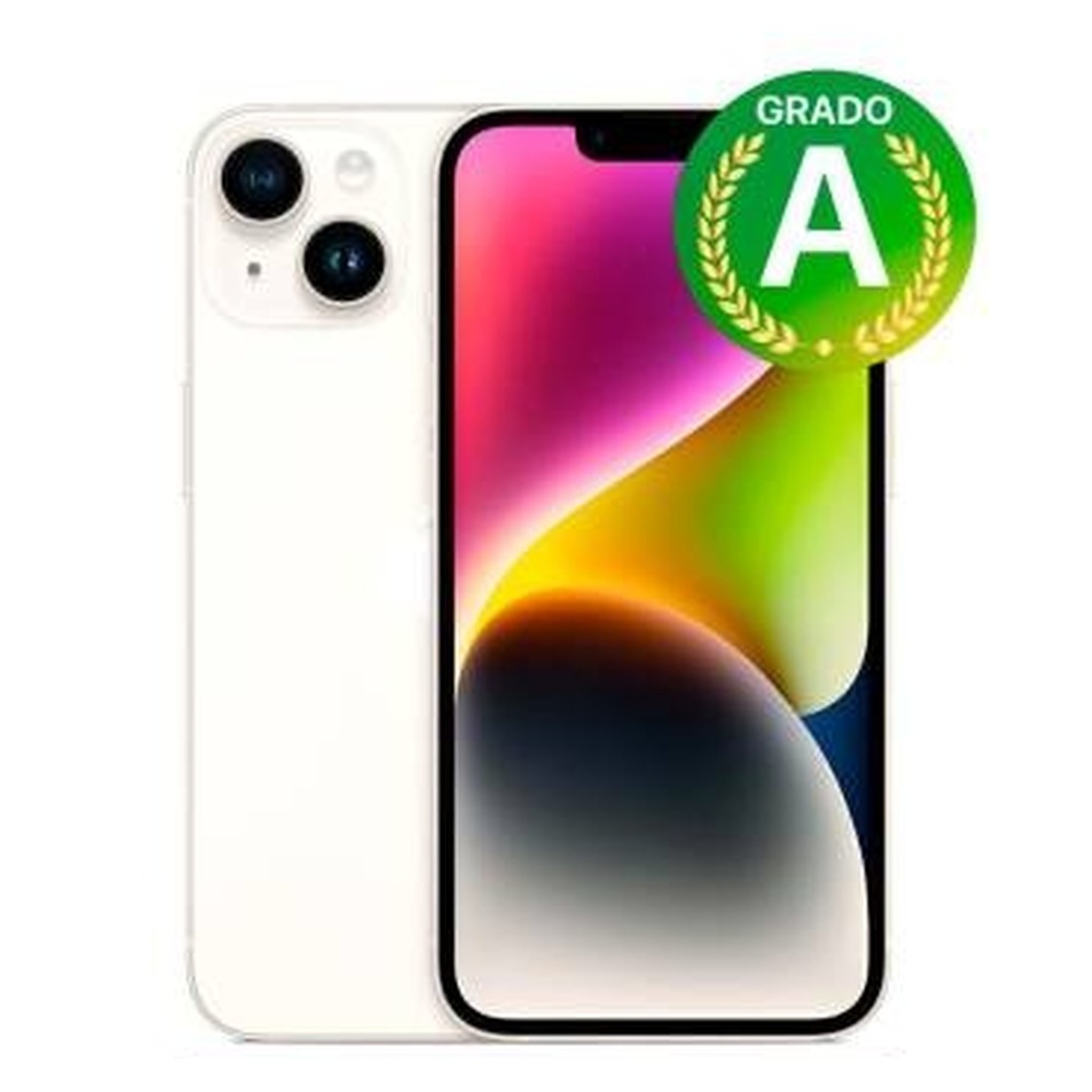 Apple iPhone 14 - 128GB - 6.1" - Starlight Ricondizionato Grado-A