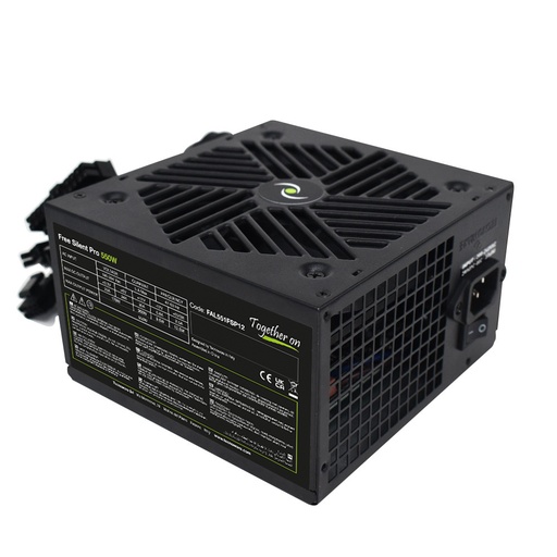 [COM-38230] ALIMENTATORE TECNOWARE - 550W - FREE SILENT FAL551FSP12  Pin FAN 12cm Silenzioso "Garanzia 2 anni on Site"