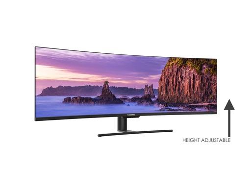 [COM-YA1053] MONITOR YASHI 49'' 32:9 CURVED YZ4908 Pioneer 3840x1080 4ms 350cd/m² 1000:1 144Hz 2x2W MM 3HDMI DP VESA PIVOT