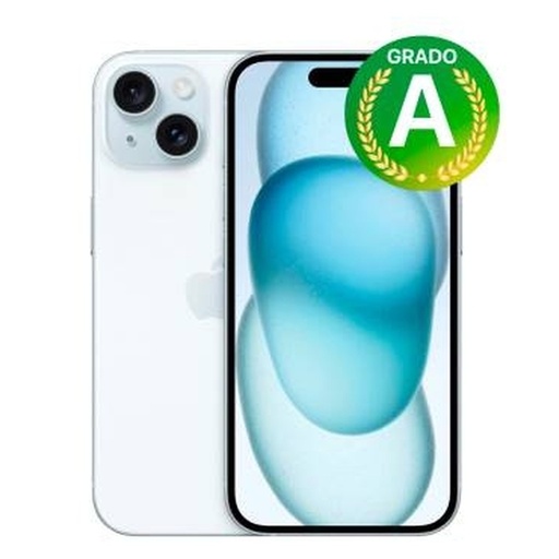 [ERRE-SMASMAPP4577] Apple iPhone 15 - 256GB - 6.1" - Blue  -Ricondizionato Grado-A