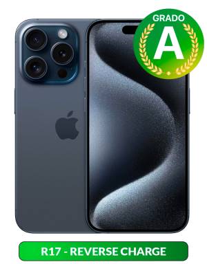 [ERRE-SMASMAPP4609] Apple iPhone 15 Pro - 128GB - 6.1" - Blue Tit - Ricondizionato Grado-A