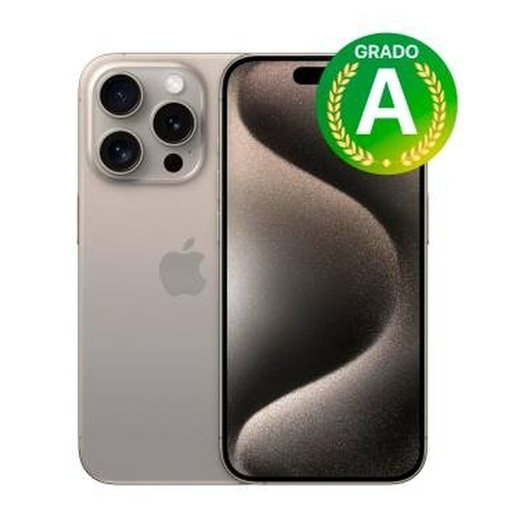 [ERRE-SMASMAPP4608] Apple iPhone 15 Pro - 128GB - 6.1" - Natural Tit. - Ricondizionato Grado-A